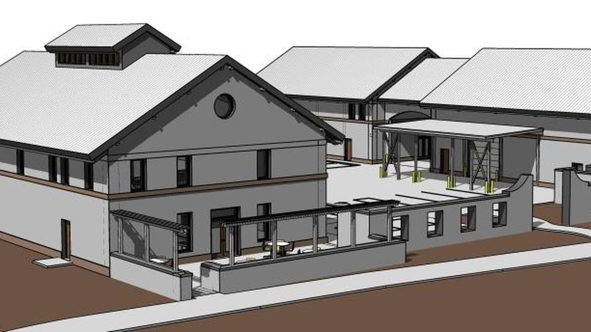 The Port of Kennewick’s Columbia Gardens Urban Wine & Artisan Village is under construction on east Columbia Drive in Kennewick.