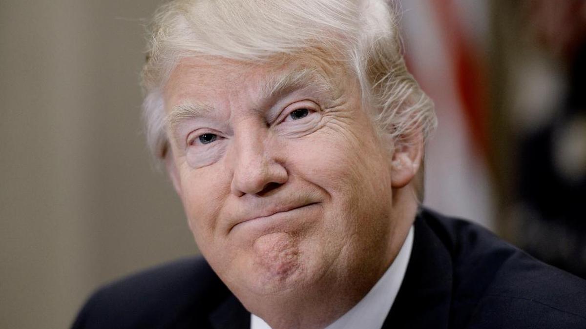 U.S. President Donald Trump at the White House on Feb. 14.