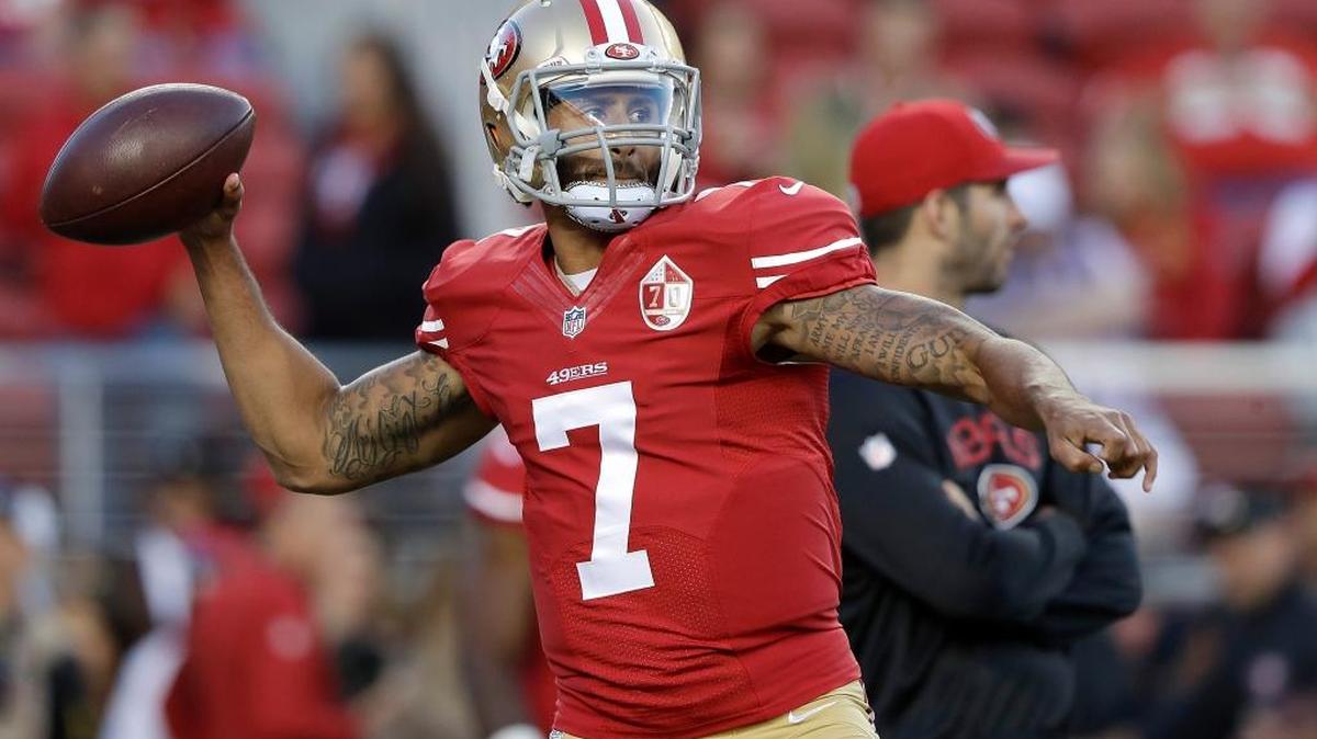 San Francisco 49ers quarterback Colin Kaepernick