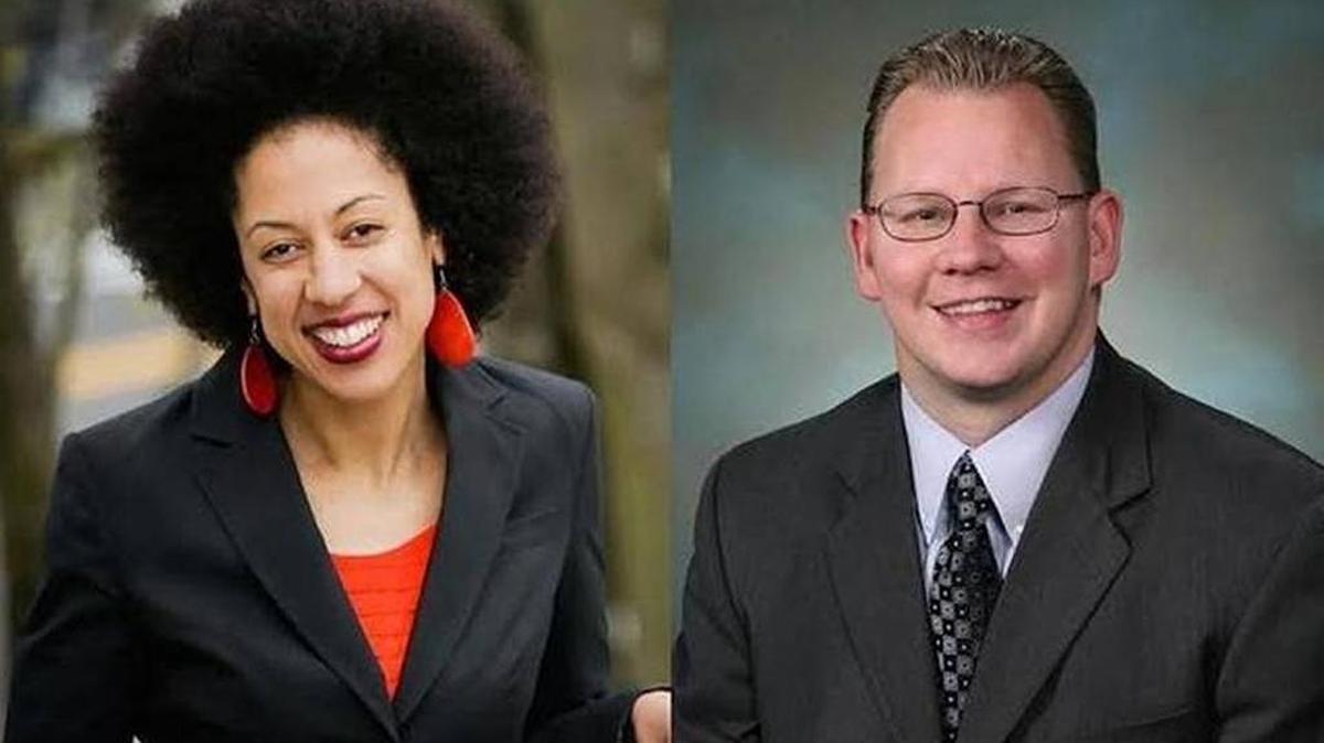 Erin Jones and Chris Reykdal