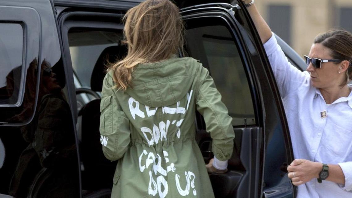 National Opinion: The art of Melania Trump’s green jacket