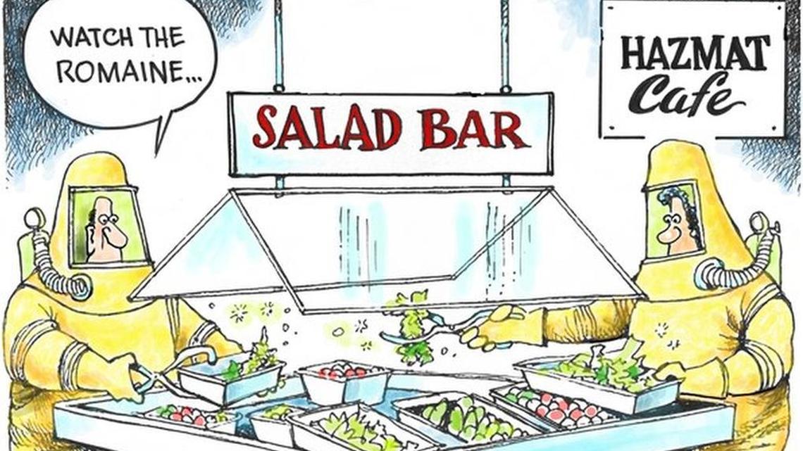 The romaine scare is actually sort of reassuring