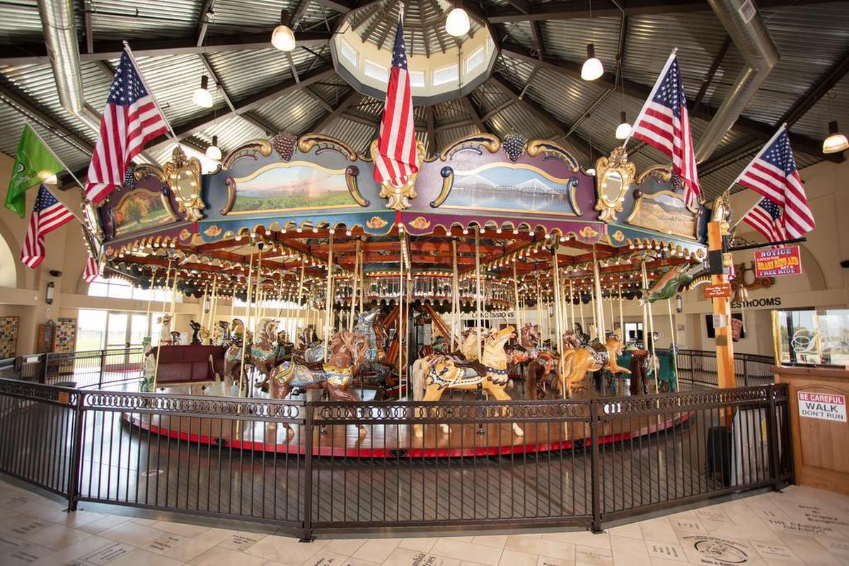 The GESA Carousel of Dreams is reopening in a limited capacity to groups of six or fewer from the same household for each reserved session.