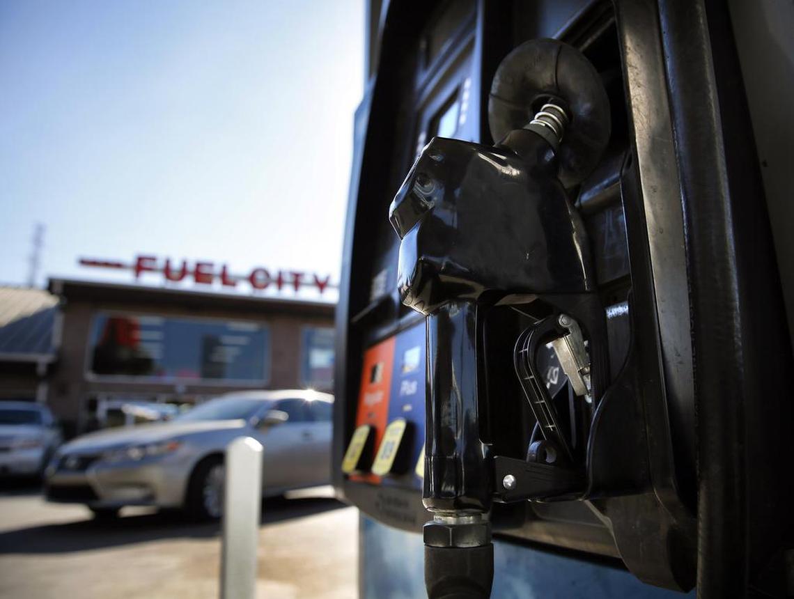 A gasoline pump at Fuel City in Dallas on Oct. 29, 2015. (Rose Baca/Dallas Morning News/TNS)
