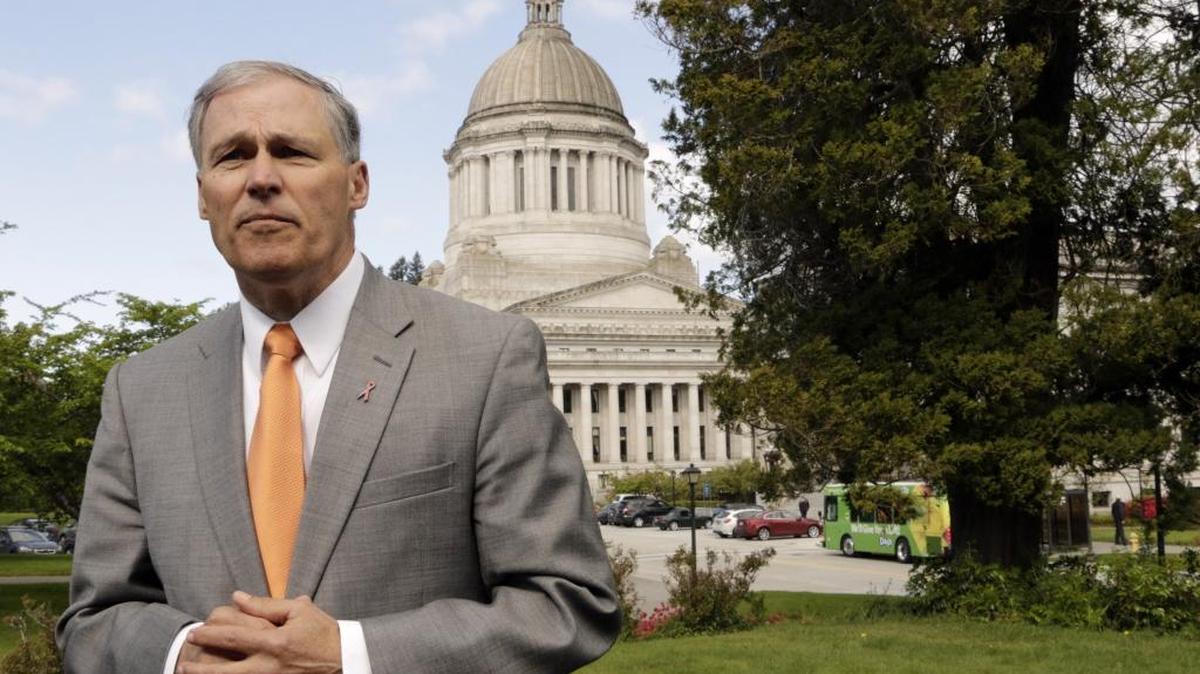 Washington Gov. Jay Inslee is again promoting a carbon tax proposal to the Legislature.
