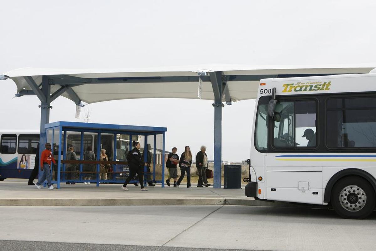 The Benton Franklin Transit Three Rivers Transfer Station in Kennewick.