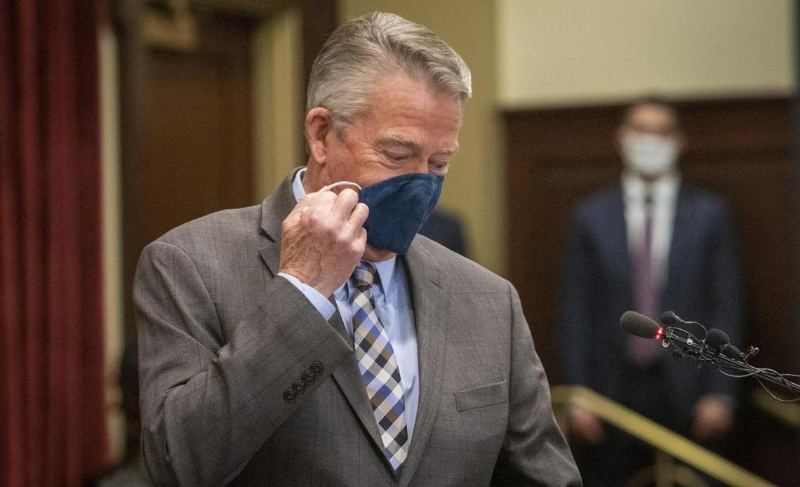 Idaho Gov. Brad Little has moved the state back to earlier stages in its coronavirus recovery plan because of concern for health care capacity, but he has resisted statewide mandates with enforcement.