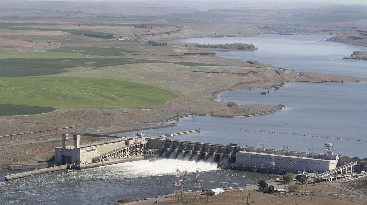 Ice Harbor Dam on the Snake River.