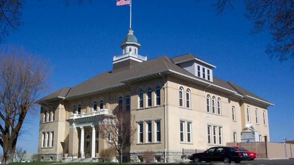 Lincoln County Courthouse in Davenport, Wa.