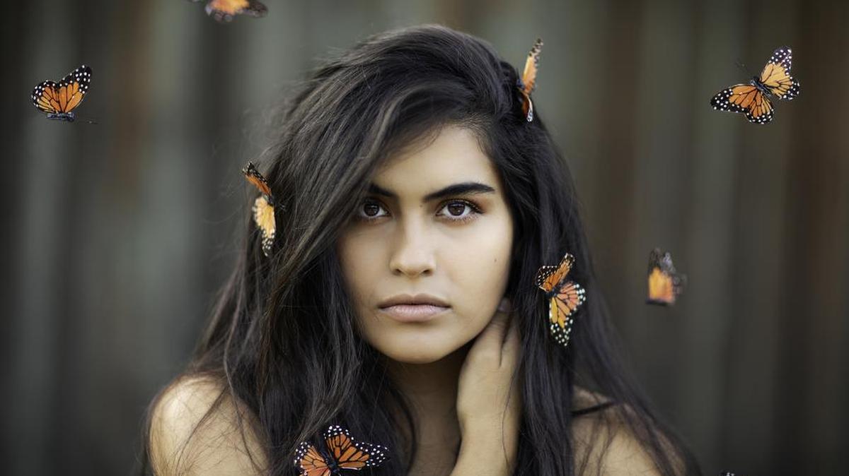 This photo of Cielo Garcia, of Kennewick, was taken by Madison Rosenbaum, also of Kennewick. Rosenbaum is one of the artists whose work will be featured at the Tri-Cities Immigration Coalition art show Oct. 20, 5-8 p.m., at Monarcha Winery in Kennewick.