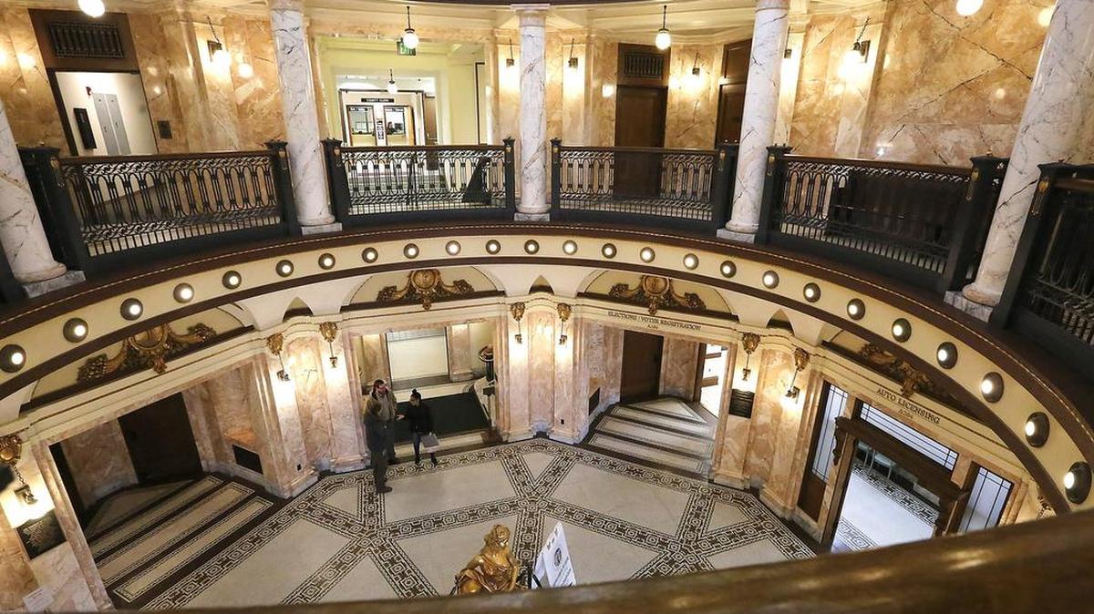 The Rotunda in the Franklin County Courthouse in Pasco.