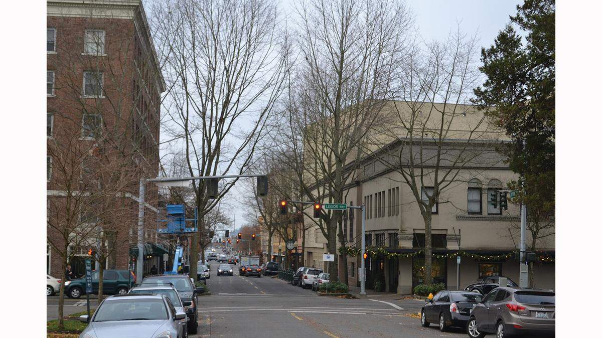 Olympia street scene
