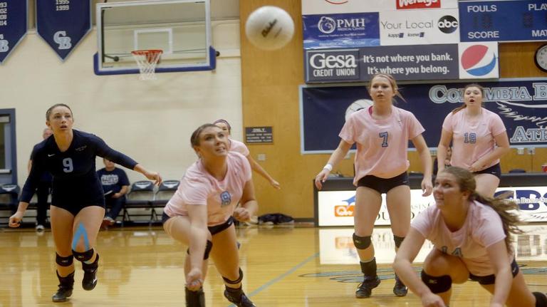 Columbia Basin College vs Big Bend Volleyball, 10/28/2015