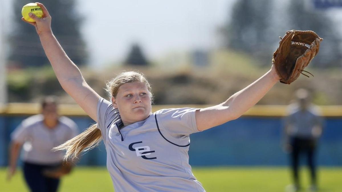 Former Richland standout Kayla Andrews is back in the circle this season for Columbia Basin College.
