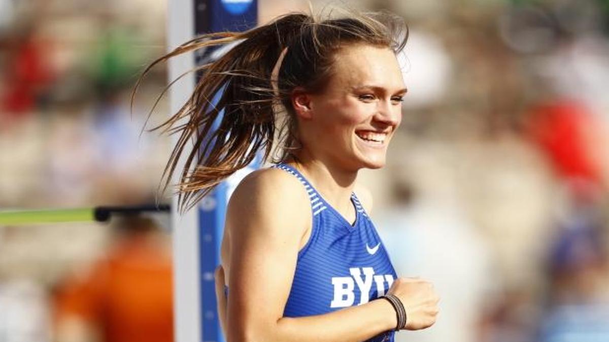 BYU’s Andrea Stapleton finished 16th in the high jump at the NCAA Track and Field Championships on Saturday. She is a 2015 Kamiakin graduate.