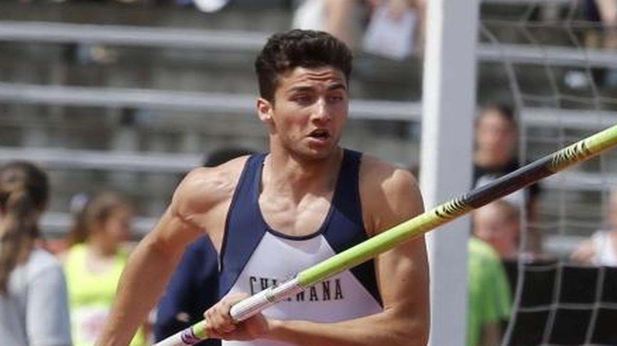 Chiawana’s Roman Ruiz has a unique blend of track talents, and he will compete in the hurdles, pole vault and shot put at the MCC/GSL regional meet at Bomber Field in Richland.