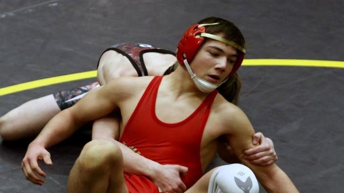 Austin Almaguer (top) will be wrestling in tournaments during the next week in Croatia and Serbia as part of the Go Greco USA Developmental Program.