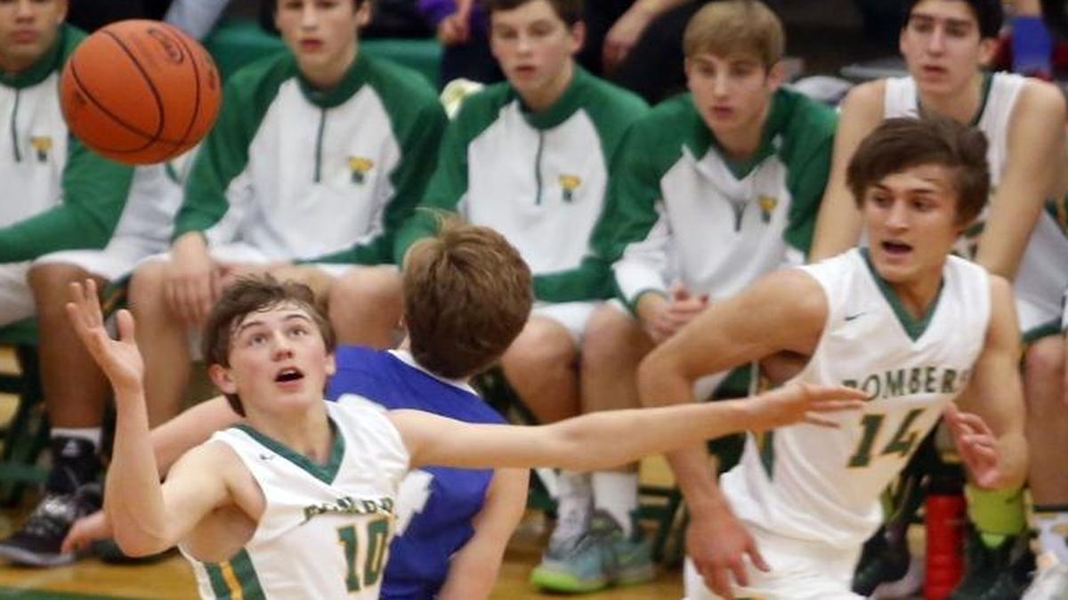 Richland’s Landon Radliff (10) steals the ball from Walla Walla’s Paul Babbitt during Saturday’s Mid-Columbia Conference game at Richland. See more photos at www.tricityherald.com.