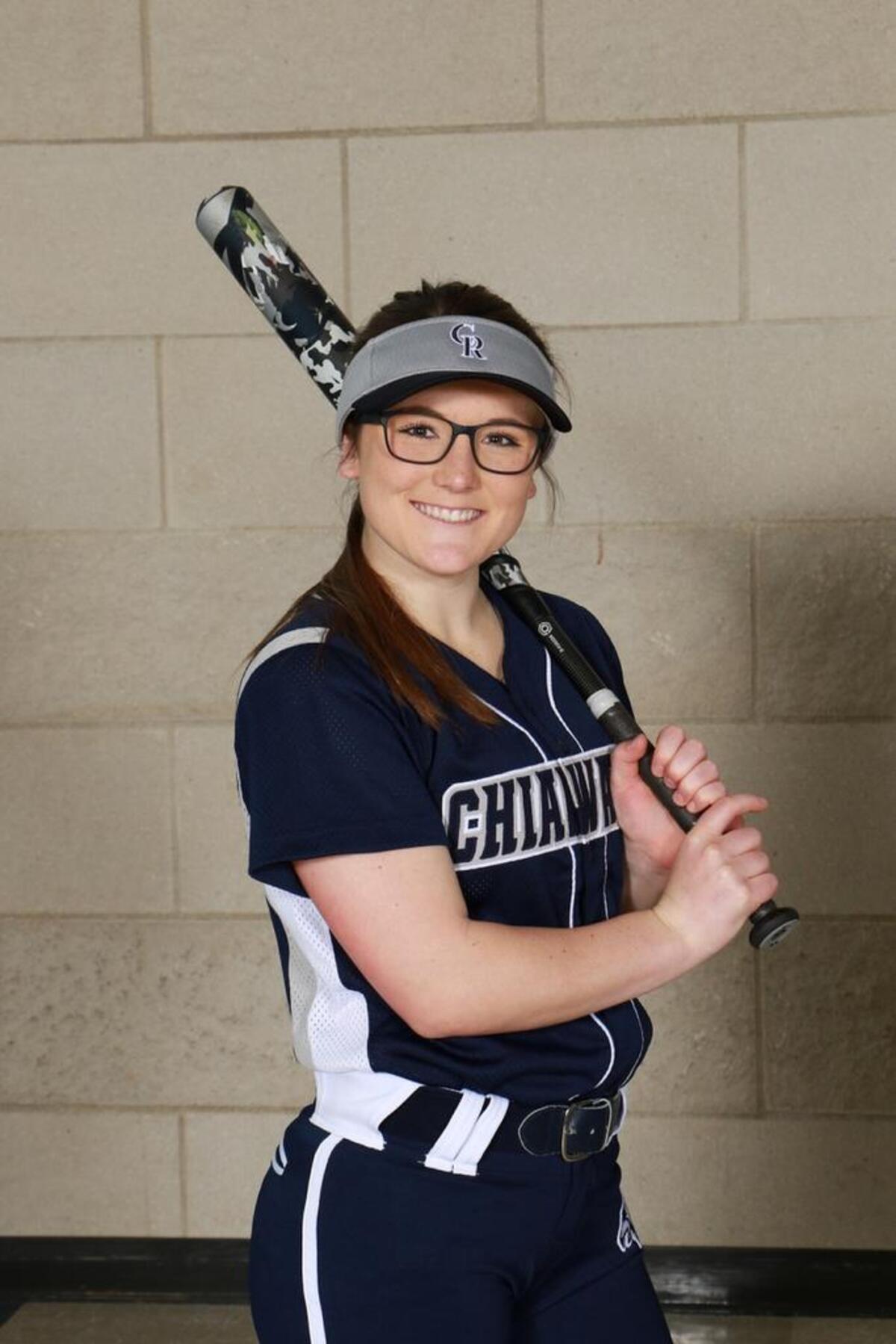 Samantha Cissne is shown in this file photo. Cissne had an outstanding freshman season for Columbia Basin College.