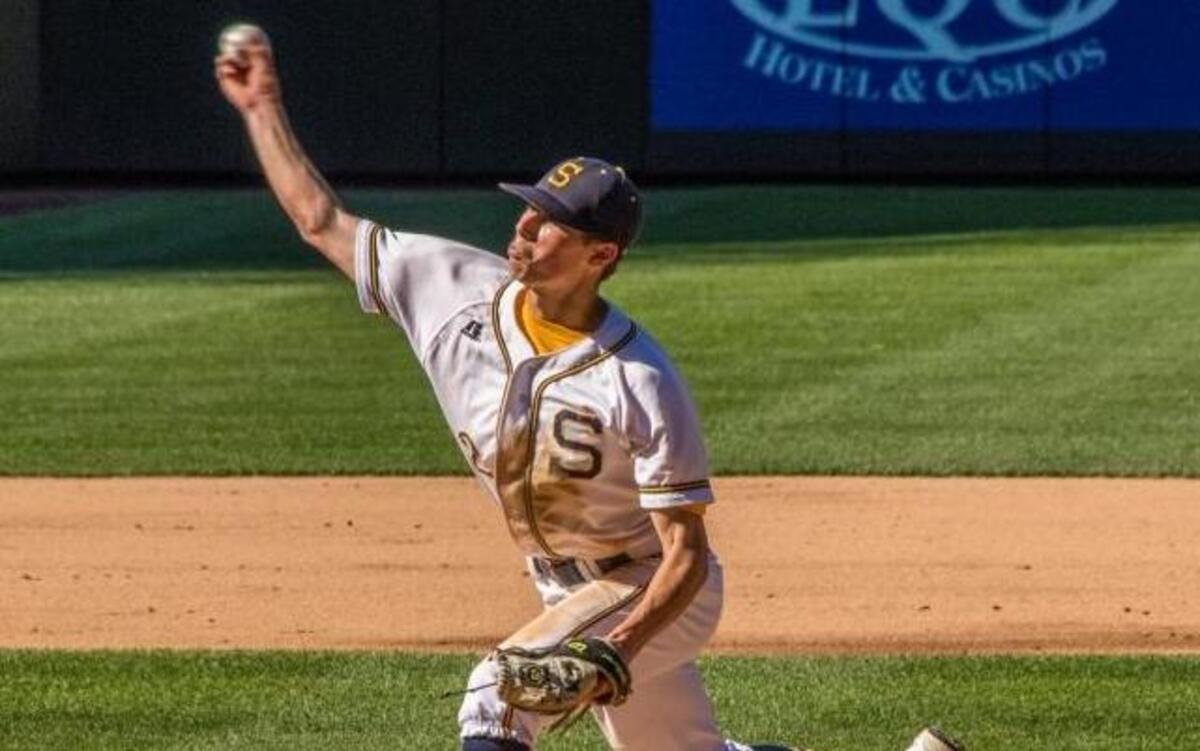 Southridge’s Jake Harvey pitches against Mercer Island in the 3A state semifinals at Safeco Field on May 26. Harvey and the Suns picked up a 5-4 win. Harvey is the Herald’s All-Area Baseball Player of the Year.