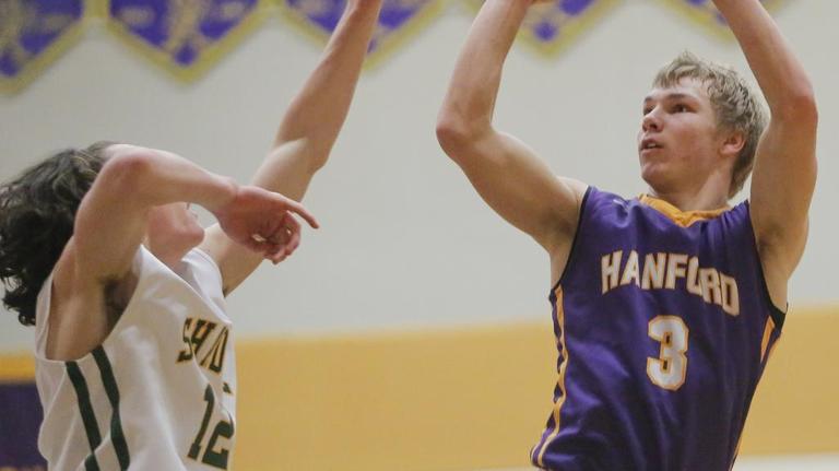 Gallery: Hanford boys basketball vs. Shadle Park