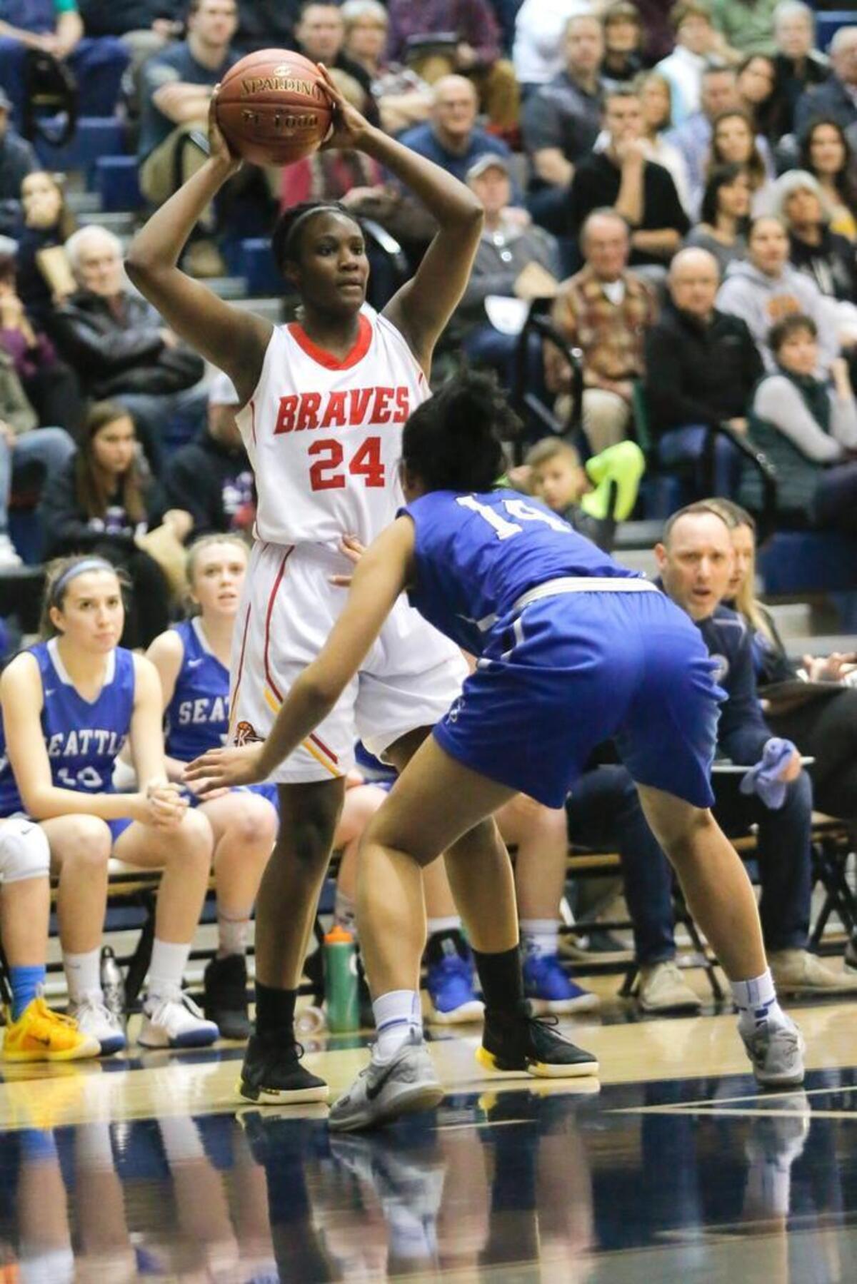 Girls player of the year Oumou Toure became Kamiakin’s all-time leading scorer this season..