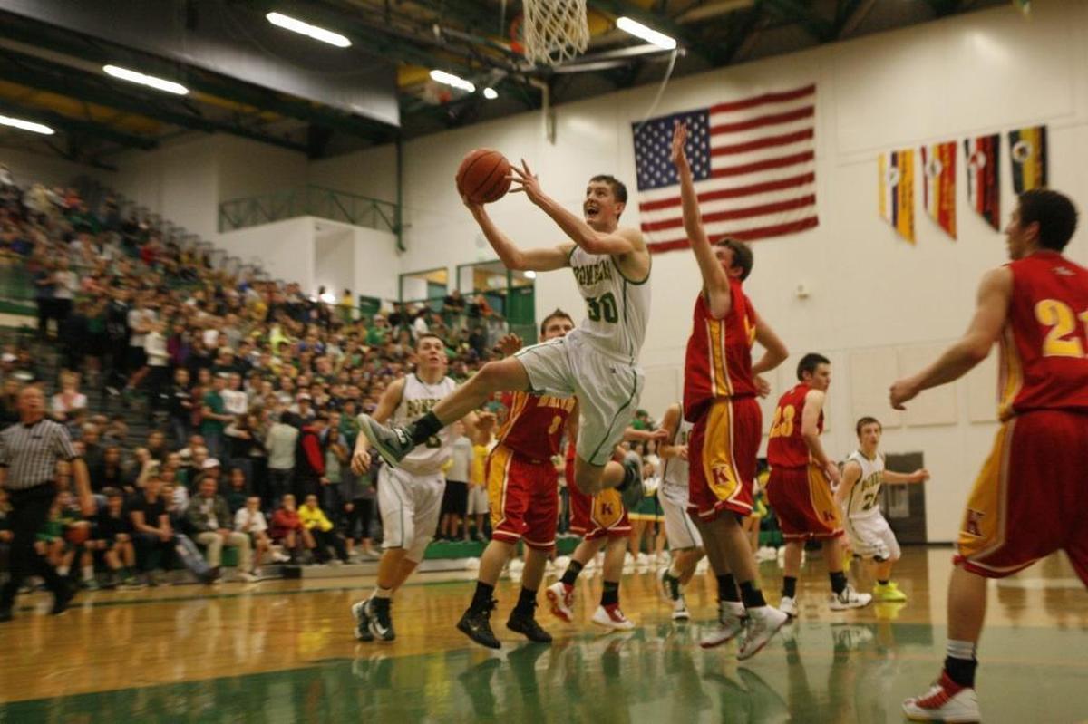 Nathan Streufert, seen driving the lane as a junior at Richland during a 2013 game against Kamiakin, is now a captain for Seattle Pacific University as a redshirt junior.