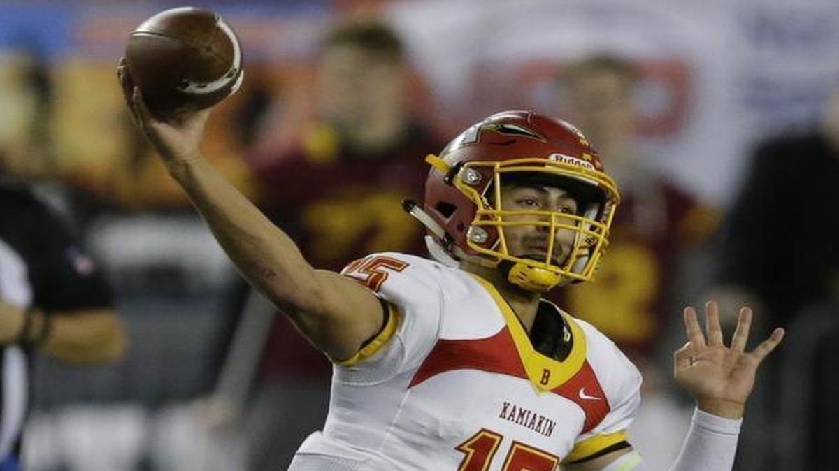 Kamiakin senior quarterback Zach Borisch, who led the Braves to their first state football championship, is The Associated Press Class 3A state player of the year.
