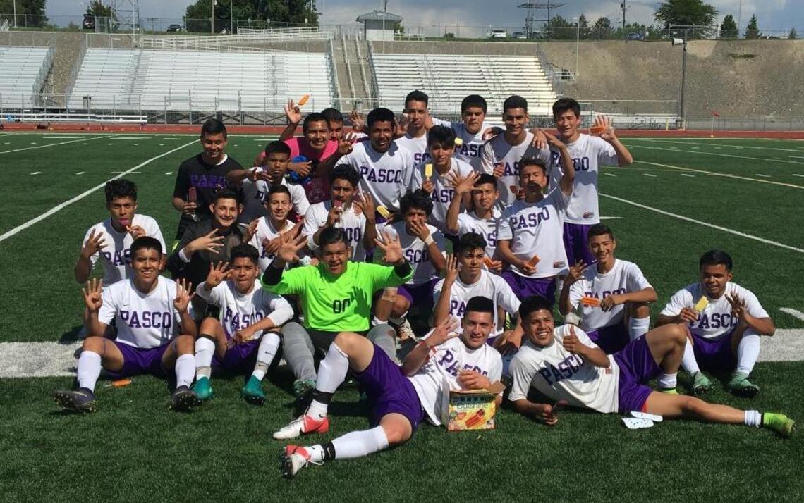 Pasco scores early and often, rolls past Wenatchee 5-0 in quarterfinals