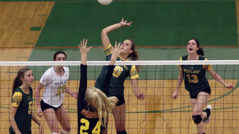 Richland vs Kamiakin volleyball, 9/20/2016