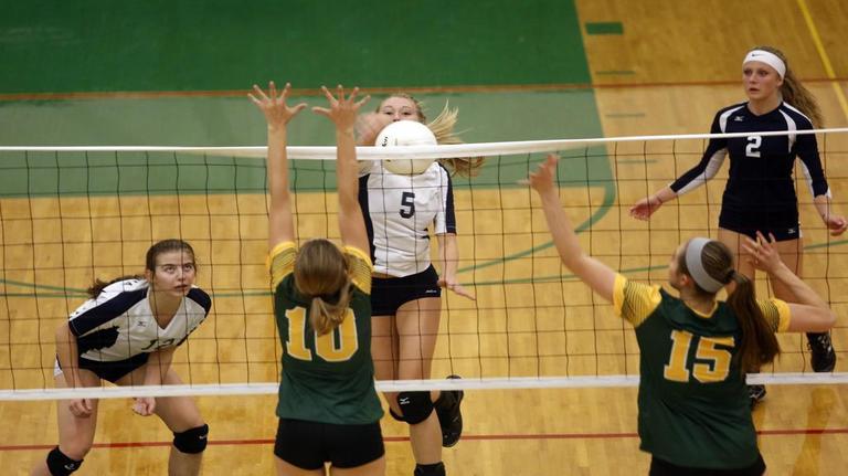 Chiawana vs Richland Volleyball, 9/29/2015