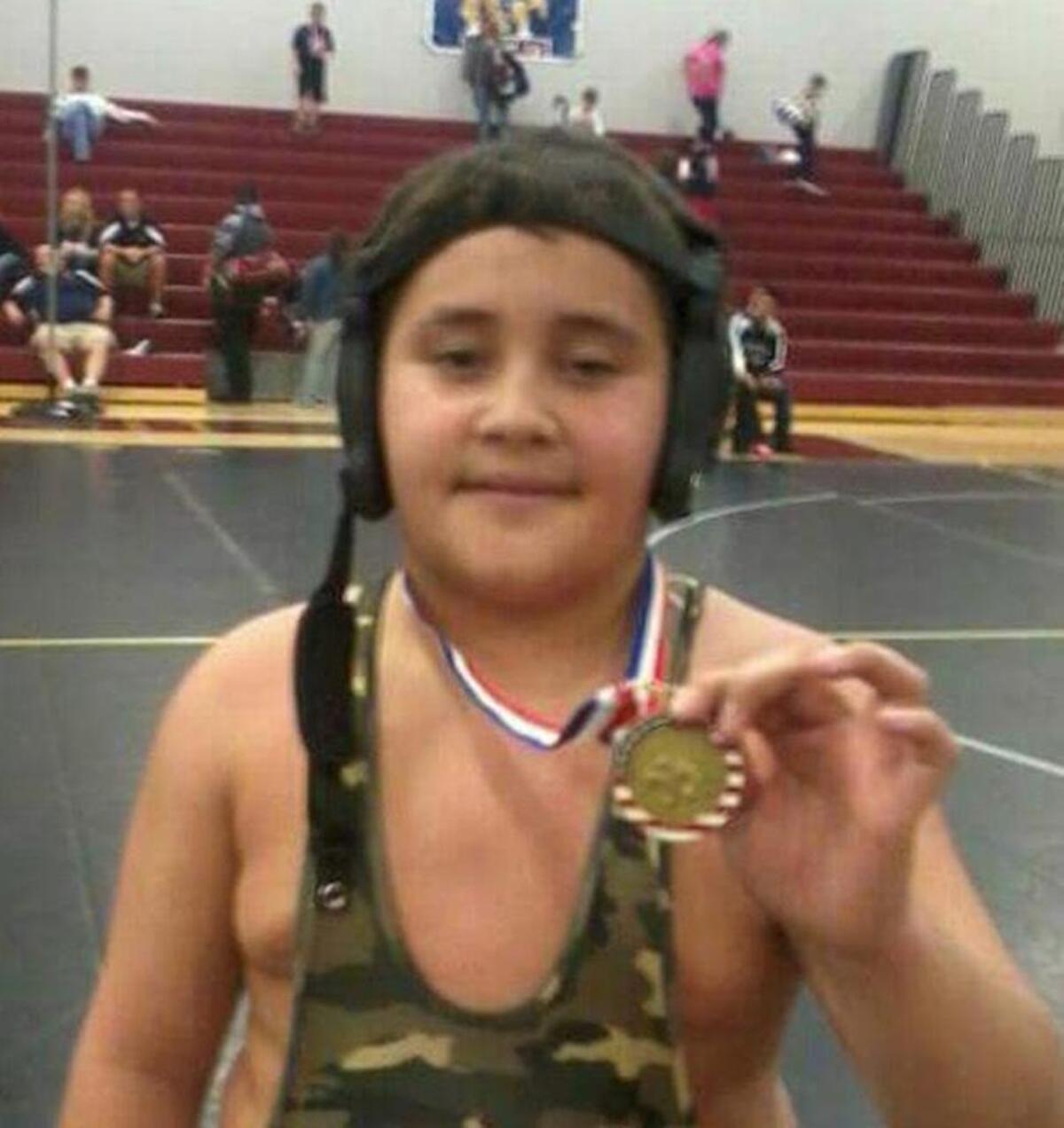 Sione Halo at 10 years old.