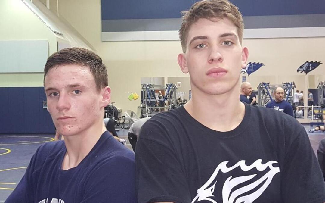 Chiawana seniors Nate Bengen, left, and Clayton Silvers won regional titles and are headed to state. One of their biggest contributions to the Riverhawks this season has been the mentoring of their younger teammates.