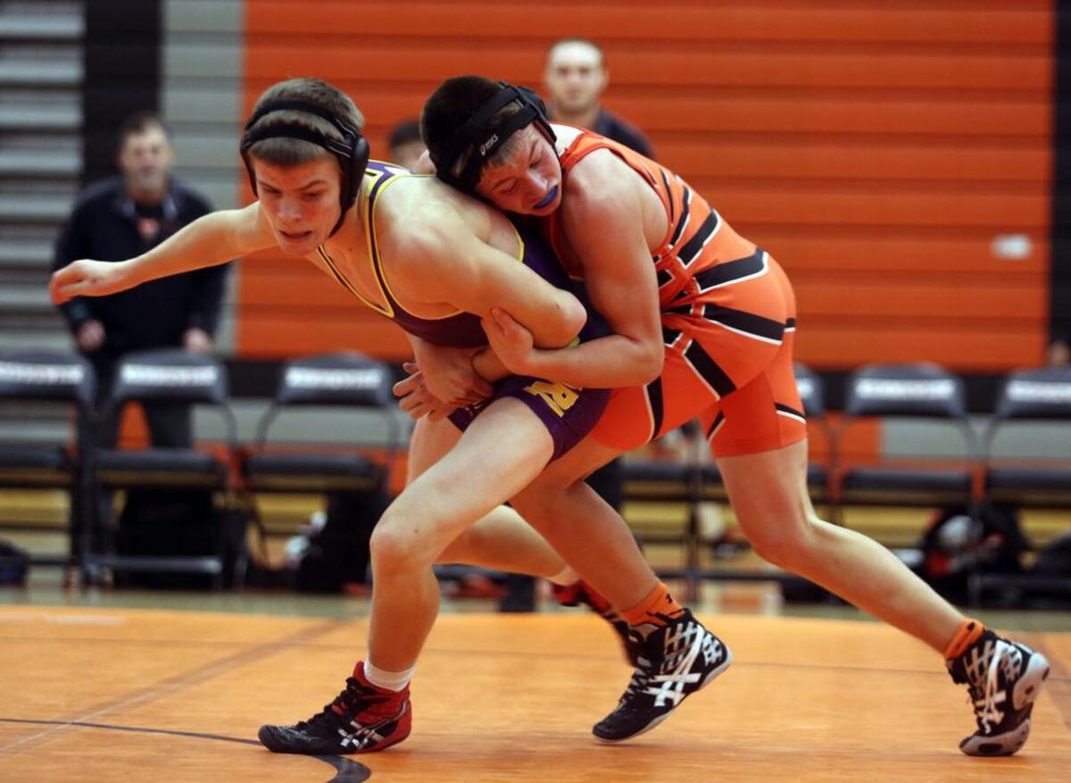 Hanford High School’s Treyton Keller in the 152-pound weight class is headed to state.