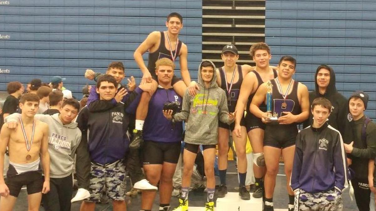 The Pasco High wrestling team placed third Saturday at the Inland Empire Classic in Spokane, with Isaiah Gonzalez winning a title at 138 pounds.