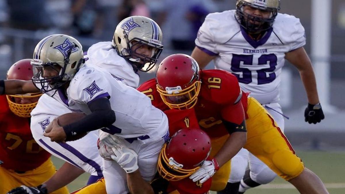 Hermiston High School has been a frequent visitor to the Tri-Cities and a regular nonleague opponent for local schools. Beginning in the 2018-19 school year, the Bulldogs will be a full member of the Mid-Columbia Confernece.