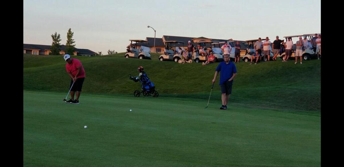 By the time David Vonghalath sank his last putt, a crowd of about 30 golfers was on hand to witness the record finish.