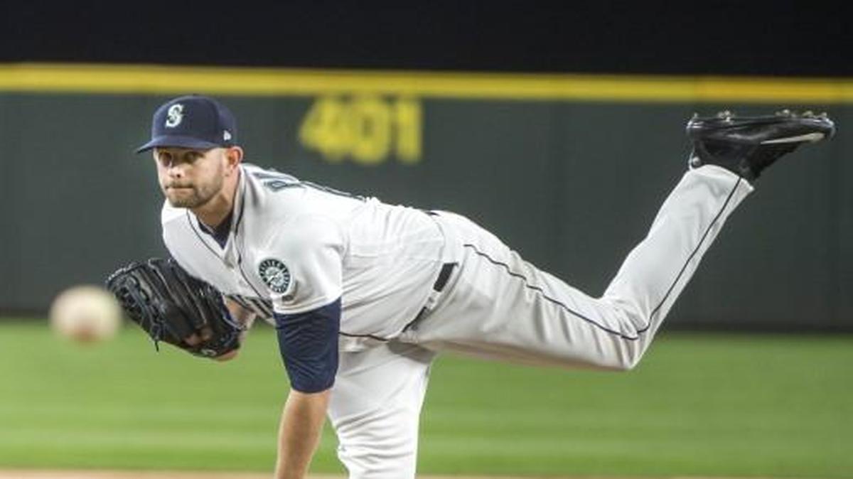 Mariners pitcher James Paxton threw a brilliant seven innings, striking out eight and not allowing a run in a 6-0 Seattle win over Houston on April 10.