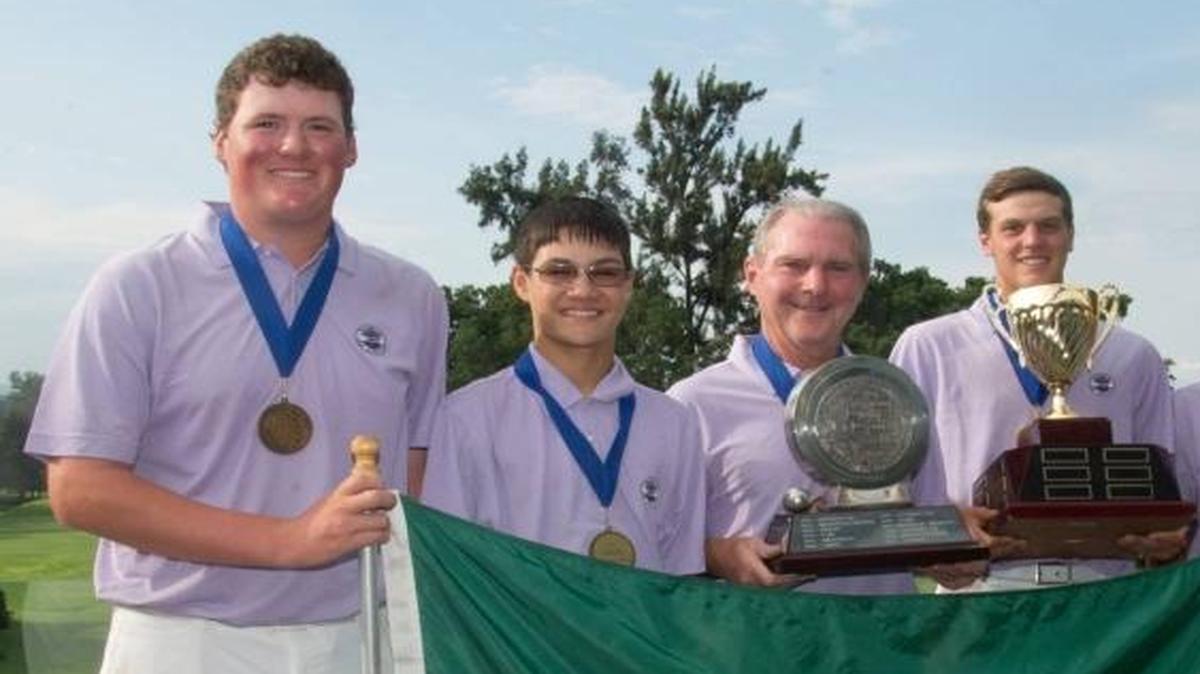Richland’s Carl Underwood, left, helped Team Washington win the team title at the 44th annual Junior America’s Cup last week in Guadalajara, Mexico. Underwood’s team included Ian Siebers of Bellevue, team captain Jim von Doehren, Ryan Maine of Spokane and Sean Kato of Redmond.