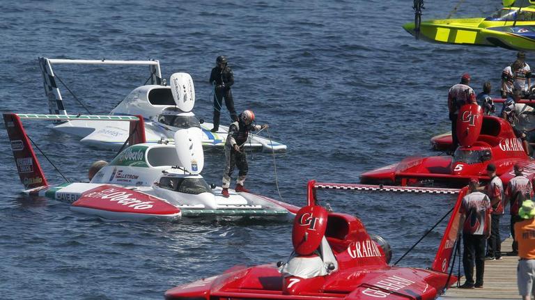 A view from the pits on day two of Water Follies
