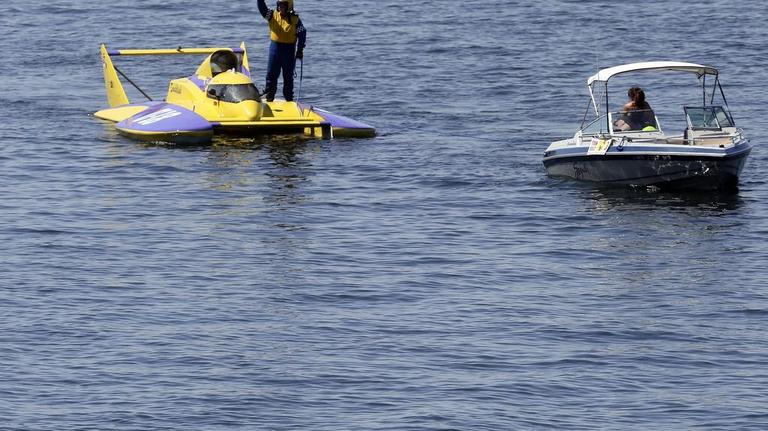 View from the pits of Water Follies, Friday July 29