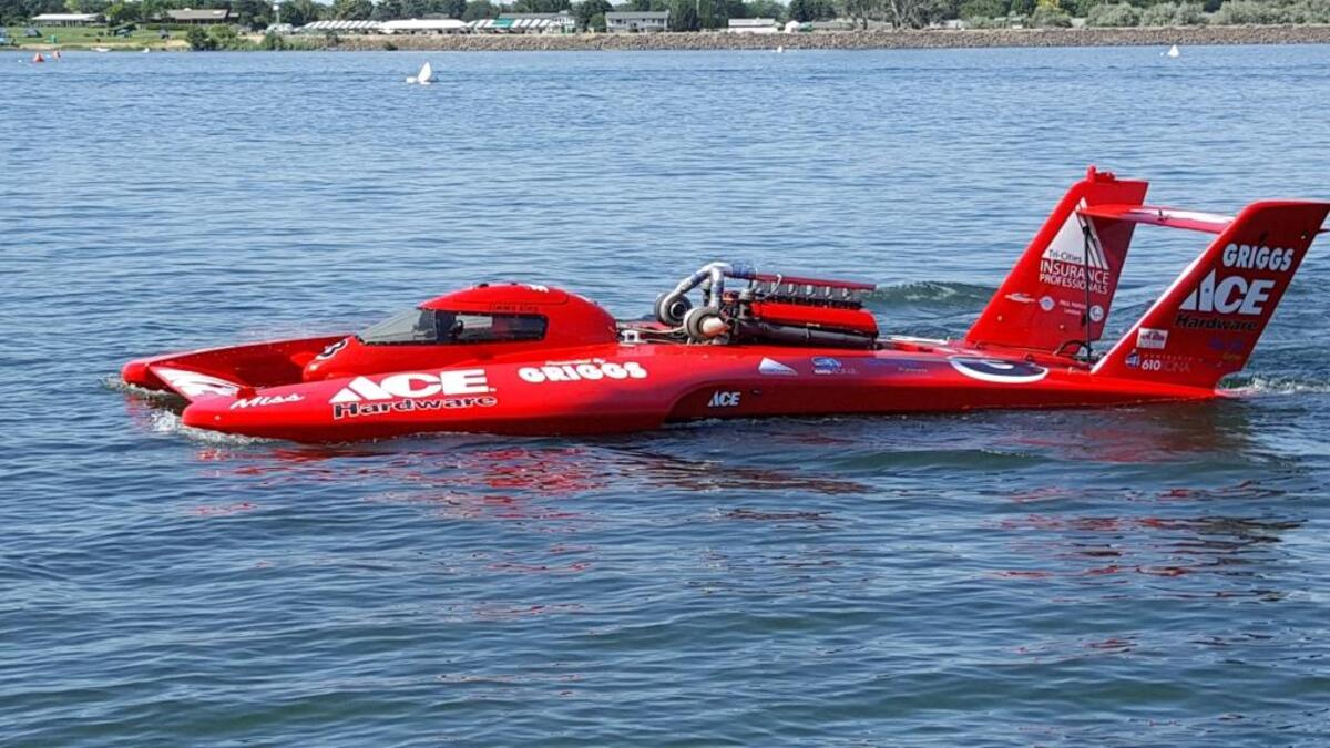 Jimmy King, driving the U3 Grigg’s Presents The Miss Ace Hardware, turned in a speed of 154.091 mph during qualifying Friday at the Columbia Cup.