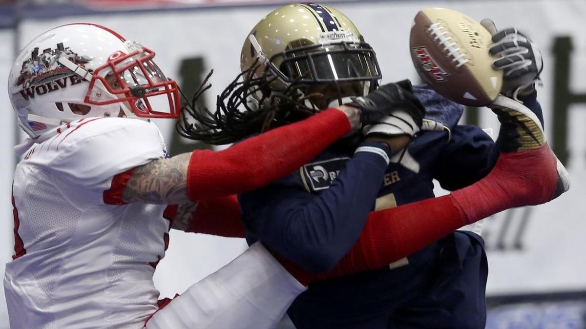 Receiver DeJay Lester, right, and the rest of the Tri-Cities Fever will be in Cedar Rapids, Iowa, on Saturday to take on the Titans in an IFL road game.