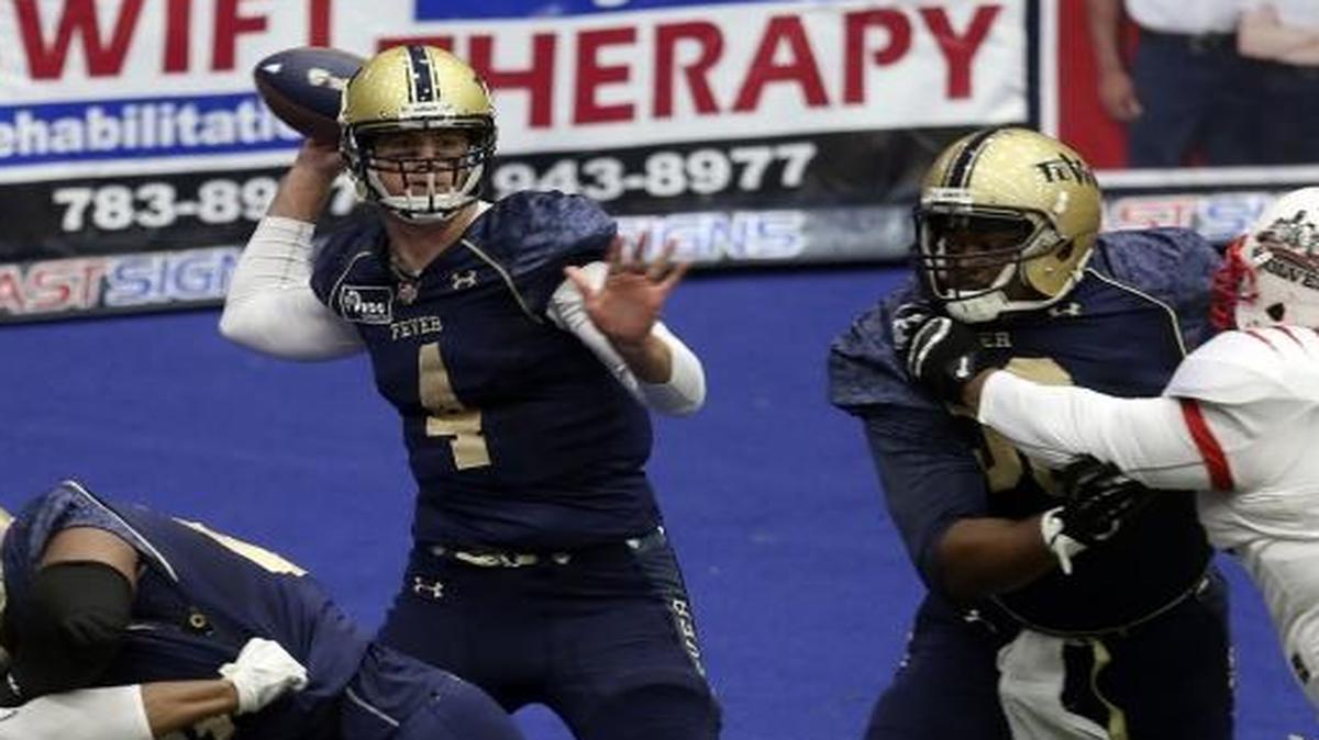 Pat McCain (4) has shared the Fever’s quarterbacking duties with Hunter Wanket, and the two give Tri-Cities one of the top passing attacks in the IFL.