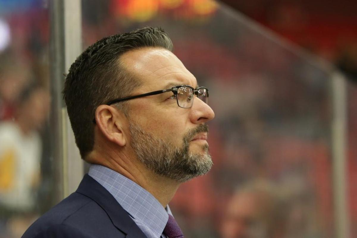 Former Tri-City and NHL goalie Olie Kolzig filled in for assistant coach Brian Pellerin on Tuesday.