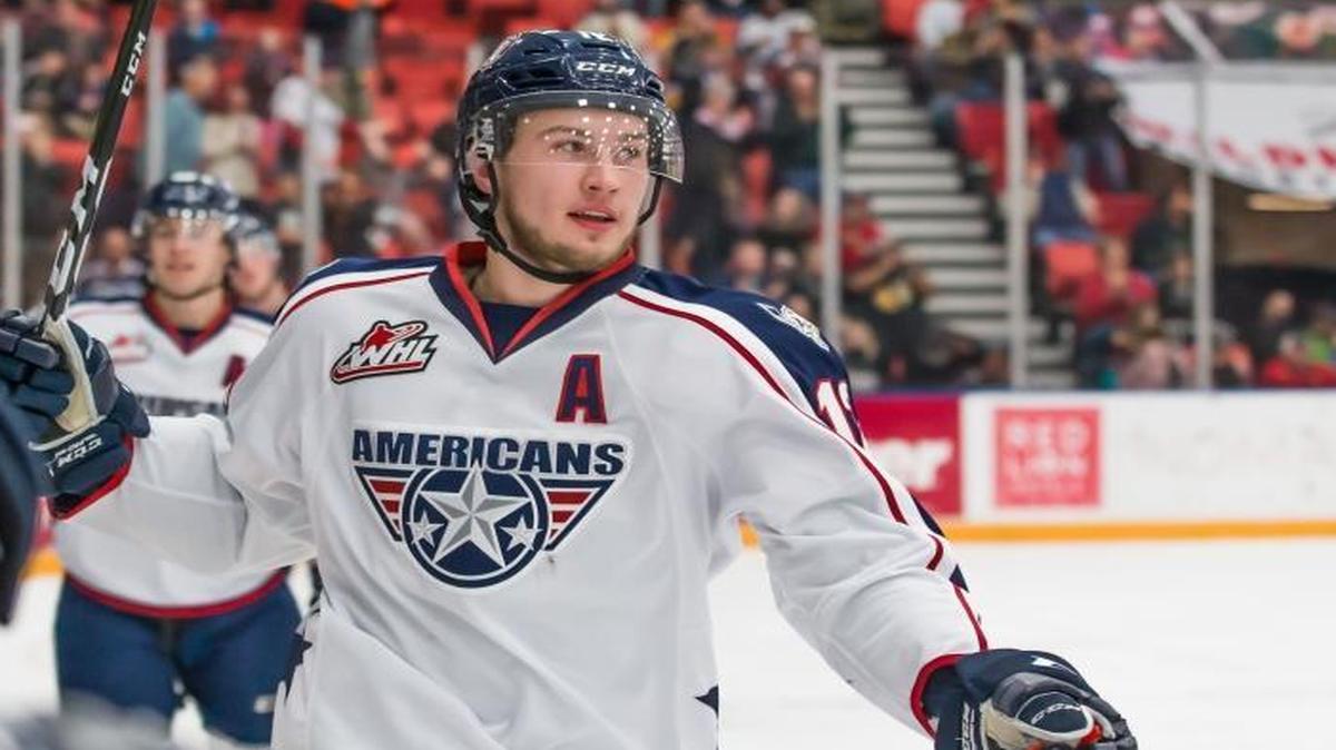 Jordan Topping returns for his fourth season with the Tri-City Americans. He is one of five overage players in camp fighting for one of three positions. He will attend the Ottawa Senators training camp next week.