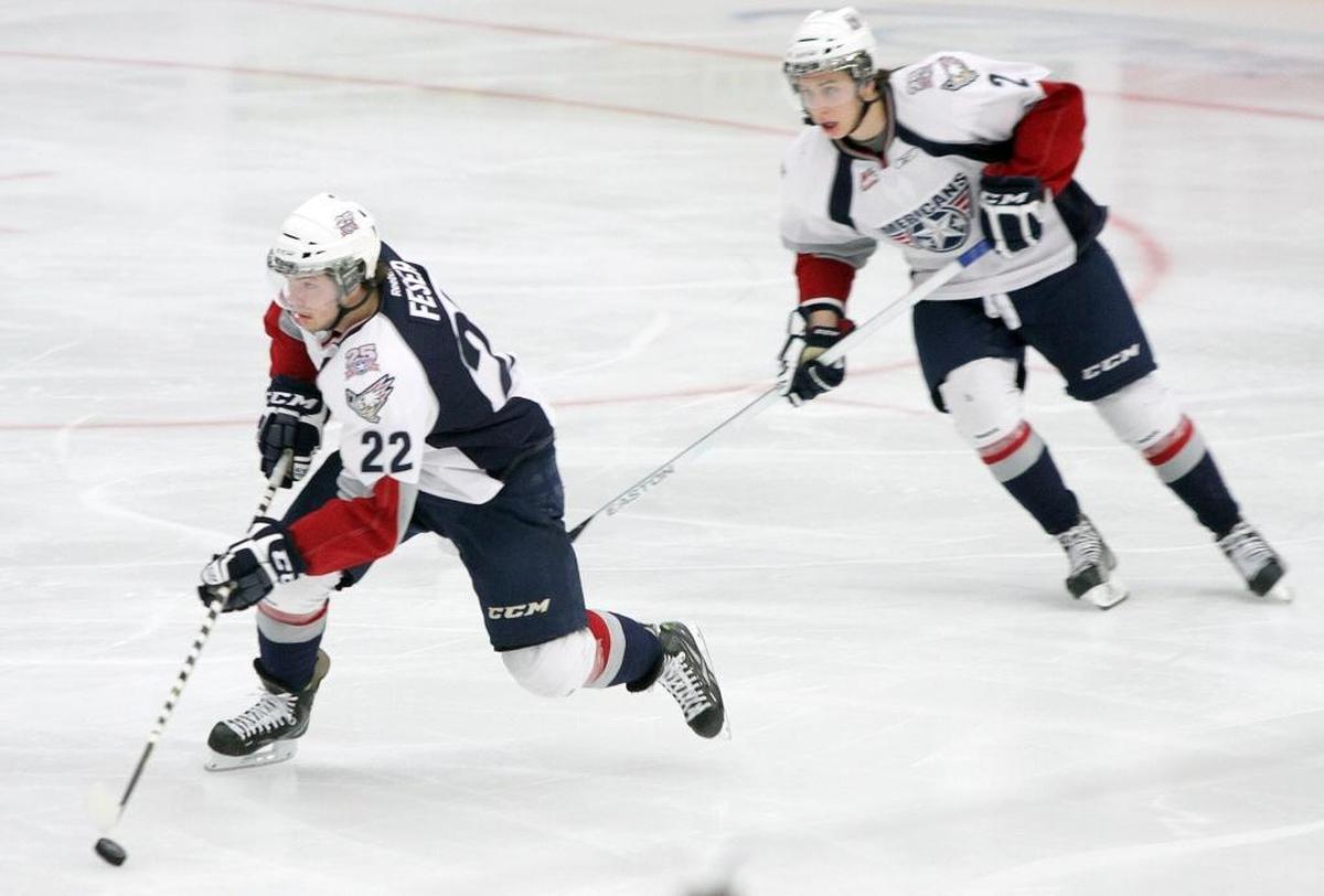 Former American Justin Feser now plays for ERC Ingolstadt in Germany.