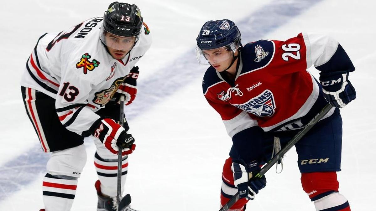 Tri-City’s Brian Williams (26) is in his fifth year with the Americans. He is moving up in the team’s record book for games played, goals and points.
