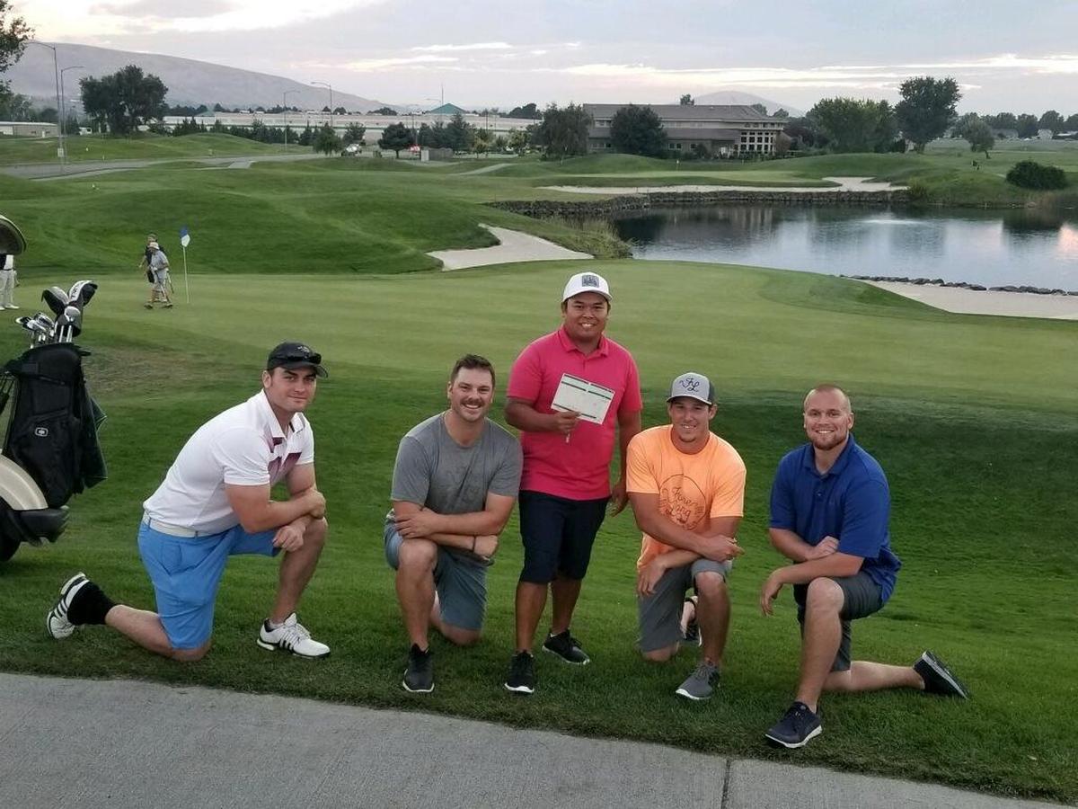 David Vonghalath and his playing partners.